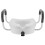 Raised Toilet Seat with Adjustable Armrests 10