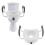 Raised Toilet Seat with Adjustable Armrests 14