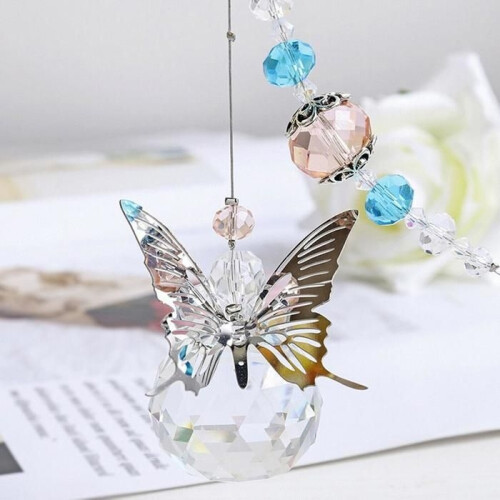 Suncatcher - OKUMGGYJ - Κρυστάλλινη Μπάλα - Λευκή - 23 cm - Διακόσμηση Εξωτερικού Χώρου 1