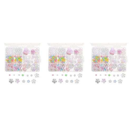 3Boîtes Kit Perles Multicolores DIY Pour Faciles À Assembler 1