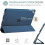 Θήκη για iPad Pro 12.9 2015-2017 - ProCase - Προστατευτική θήκη - Μπλε σκούρο - Ενηλίκων - Unisex 3