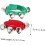 Musical Percussion Bell with Shaking Jingle Bells - 12 Pieces 4