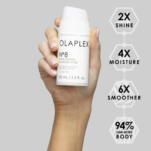 Μάσκα Ενυδάτωσης - Olaplex - Νο. 8 - 100ml - 4-σε-1 Επανόρθωση - Χωρίς Parabens 1