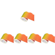 5Rouleaux Bordure Remplaçable Colorée Stickers Vinyle Pour Bricolage