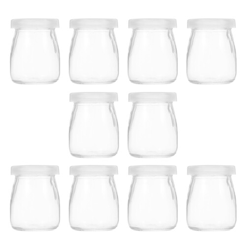 20Pièces Pots À Gelée En Verre Transparent Élégants Pour Réceptions