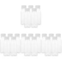20Pièces Bouteilles Transparentes Pour Jus Bouchons