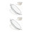 2Pièces Couvercles Transparants Verre Polyvalents Pour Usage Cuisine 1