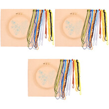 3Ensembles Kit Broderie Complet Coloré Pour Adultes Passionnés De DIY