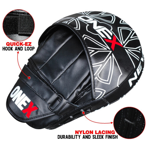 Boxing Focus Mitts Curved Punch Pads 1