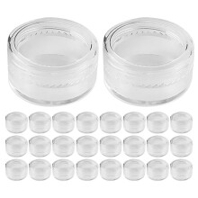 100Pièces Bocaux Miniatures Transparents Ps Pour Et Crème