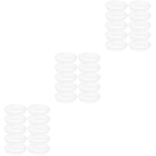 60Pièces Plateaux Drainage Plantes Transparent PP Longue Durée
