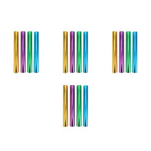 16Pcs Assorted Color Aluminum Race Sticks Lightweight Track Relay Rod