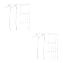 100Pcs Plastic Foam Spray Nozzle Tubes Replacement for DIY Gap Filling