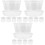 15Sets Plastic Small Nursery Pots Hanging Flower Planters for Home Use 1