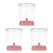 3Pcs Pink Vegetable Chopper Stainless Steel Manual Food Dicer