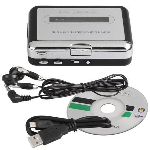 Marchelec USB Cassette Player/MP3 Converter - Silver 1