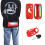 Protective silicone case with buckle and shoulder strap for JBL Pulse5 Bluetooth speaker (Red) 4