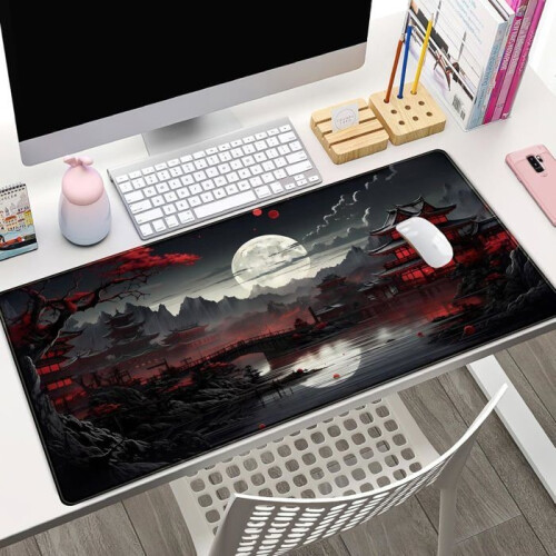 Mouse Pad για παιχνίδια - HAUTSTORE - 800x300 mm - Αντιολισθητικό - Αδιάβροχο - Ραμμένες άκρες 1