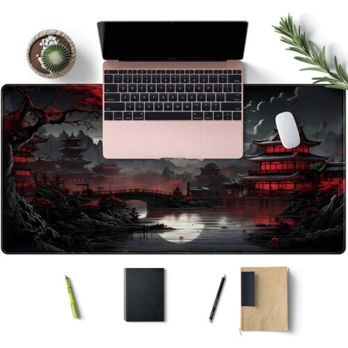Mouse Pad για παιχνίδια - HAUTSTORE - 800x300 mm - Αντιολισθητικό - Αδιάβροχο - Ραμμένες άκρες 2
