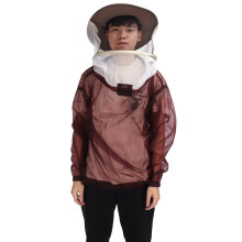 Veste d'apiculteur avec chapeau rouge 250 g Équipement d'apiculteur