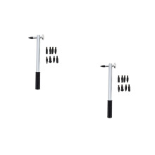 2Ensembles Marteaux À Percussion Pour Réparation Auto Noir Aluminium