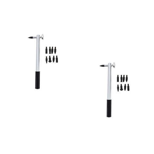 2Ensembles Marteaux À Percussion Pour Réparation Auto Noir Aluminium