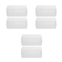 6Pcs White Plastic Waterproof Power Strip Box for Outdoor Electric Use