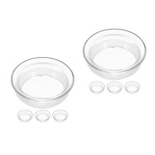 8Pcs Kitchen Water Pitcher Lid White Silicone Glass Replacement