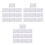 30Sets Durable Reflective Number Stickers Waterproof for Home Address 1