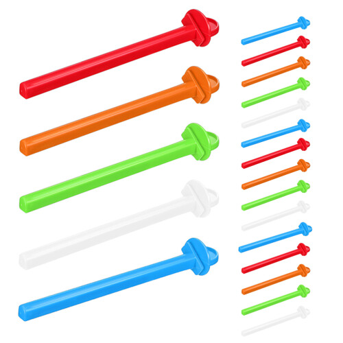20Pcs Durable Plastic Bird Perch Holder for Cage Rest Climb and Play