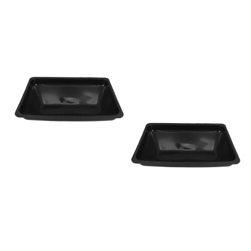 2Pcs Adult Portable Commode ABS Bed Pan Comfortable Design for Home