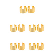 5Pairs Golden Car Battery Terminal Kit with Plastic Durable Connectors