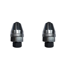 2Pcs Black Damaged Bolt Extractor 3/8 Inch Drive Impact Wrench Tool