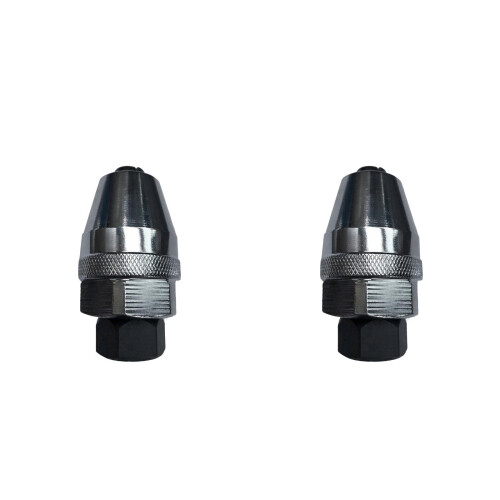 2Pcs Black Damaged Bolt Extractor 3/8 Inch Drive Impact Wrench Tool