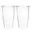 Hand Blender Cup Replacement Transparent For Mixing 2pcs 1