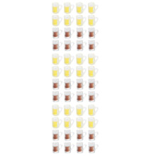 120St Resin Bedels Mini Mokken, Lichtgewicht, Feestjes