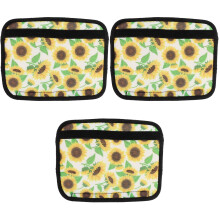 3St Autogordel Pads Meerkleurig Gebreide Stof Comfortabele Autokussens