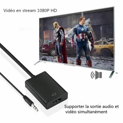 Μετατροπέας βίντεο - C0930 - VGA σε HDMI - 1080p - Ήχος 3.5mm - Σύνδεση και λειτουργία 2