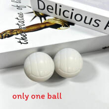 (Volleyball )Full Print Solid Core Rugby Stress Ball Toy For Adult Relief And Sensory Play