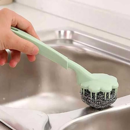 Dish Brush - Cleaning Brush - 20 cm - 4 Pieces - Long Handle 2