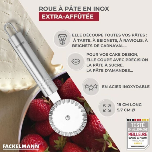 18cm Fackelmann Oval Limited Edition Pastry Cutter 2