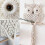 Wall hanging - Owl - Boho tapestry - 30x80cm - White home decor 4