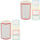 2Rouleaux Stickers Marqueurs Multi-Usages Couleurs Vives Dommage 2