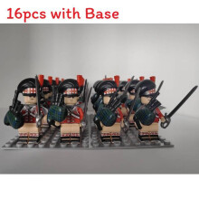(Style D)Plastic War Model Figures And Building Blocks For Classroom And Play Creative