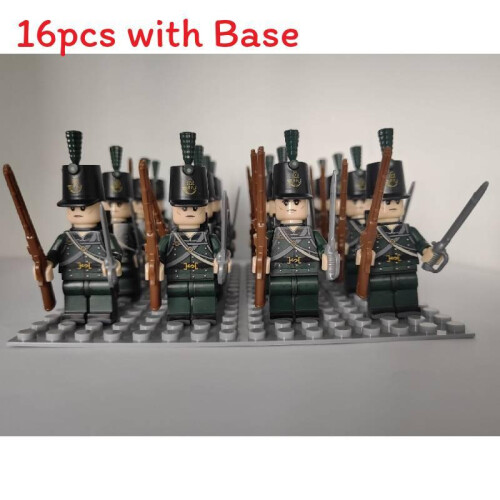 (Style C)Plastic War Model Figures And Building Blocks For Classroom And Play Creative