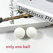 (Golf )Full Print Solid Core Rugby Stress Ball Toy For Adult Relief And Sensory Play