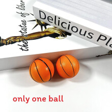 (Basketball )Full Print Solid Core Rugby Stress Ball Toy For Adult Relief And Sensory Play