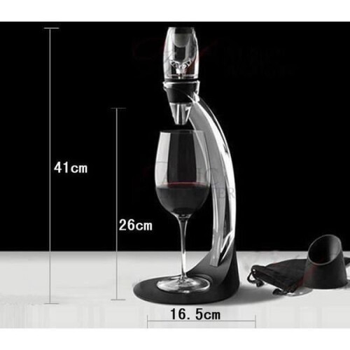 FLOUREON Complete Wine Decanter Aerator Set T03C93 1