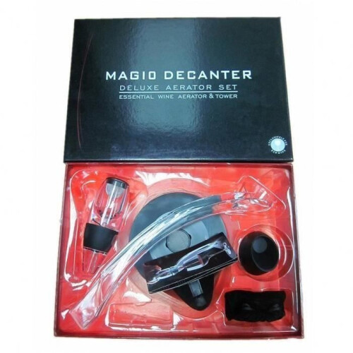 FLOUREON Complete Wine Decanter Aerator Set T03C93 2