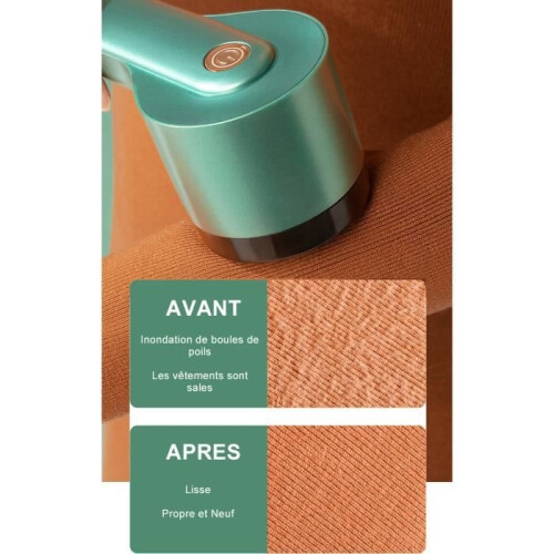 OLY MAGIC Portable Lint Remover - 5 Replacement Blades - Green - USB - Unisex 2